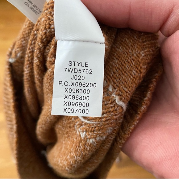 Lucky Brand Polka Dot Back Tie Sweater - Picture 4 of 5